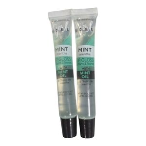 Girl Boss Lip Gloss 2pc Set Lightly Tinted Moisturizing and Hydrating Mint